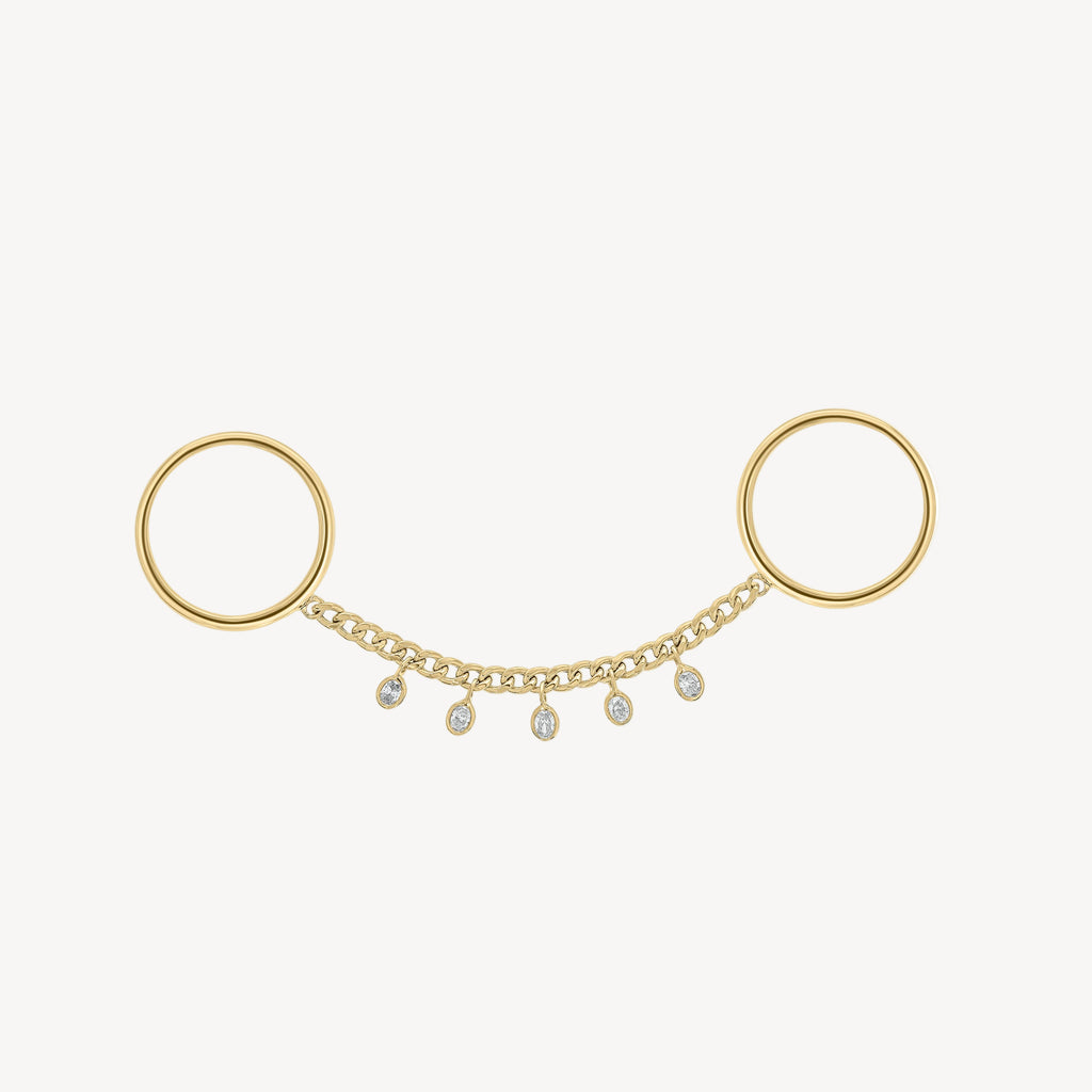 Nalya Double Finger Ring