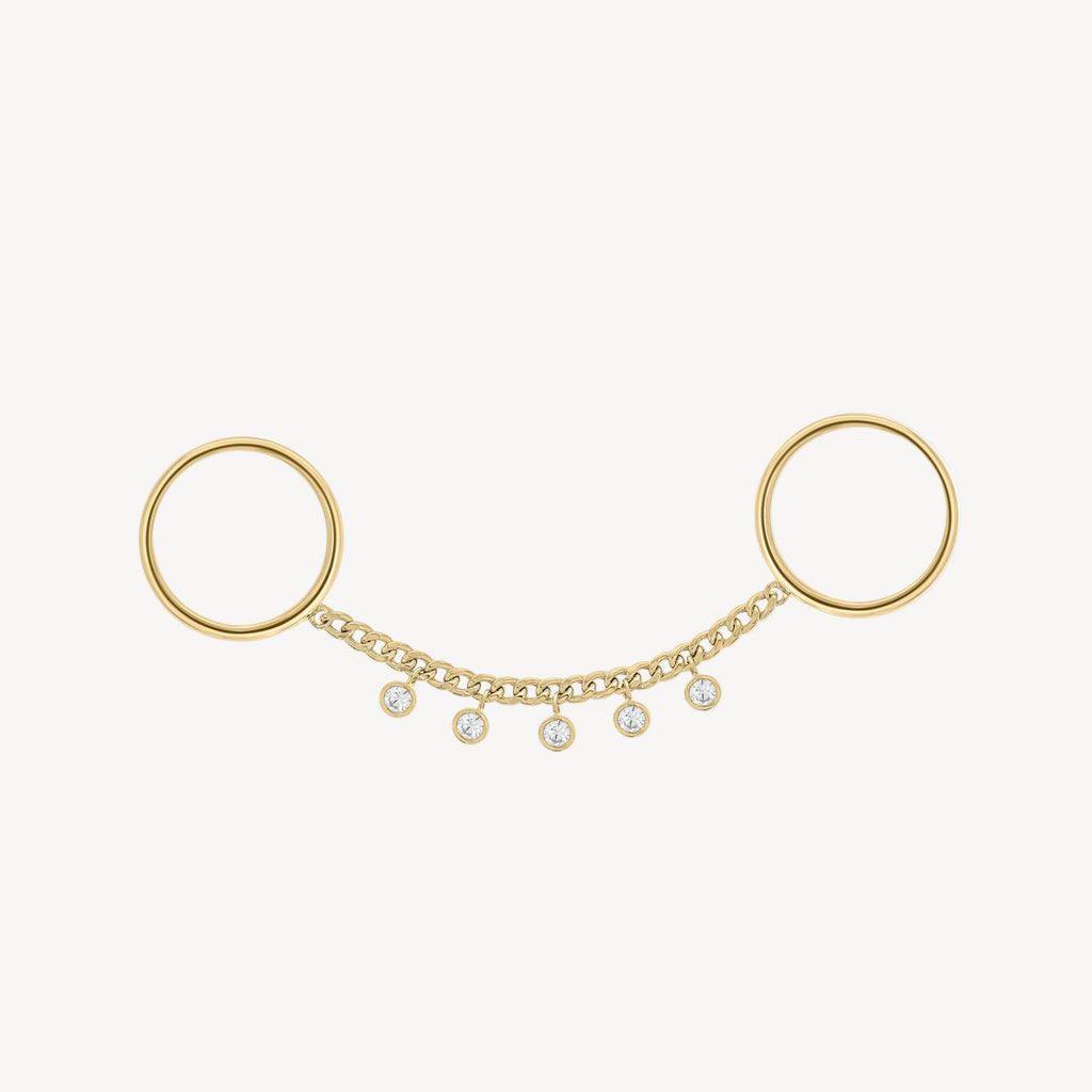 Elya Double Finger Ring