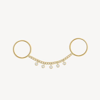 Elya Double Finger Ring