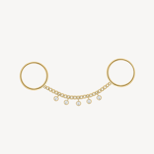 Elya Double Finger Ring