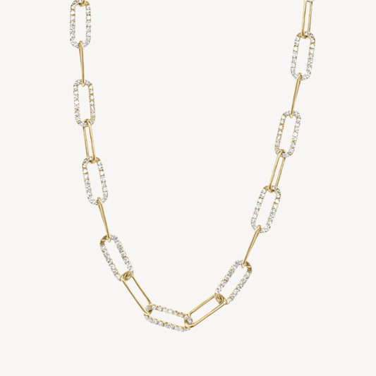 Diamonds in the Link Necklace