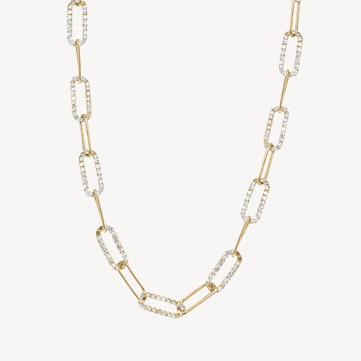 Diamonds in the Link Necklace