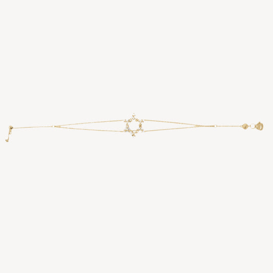 Baguette Star of David Bracelet