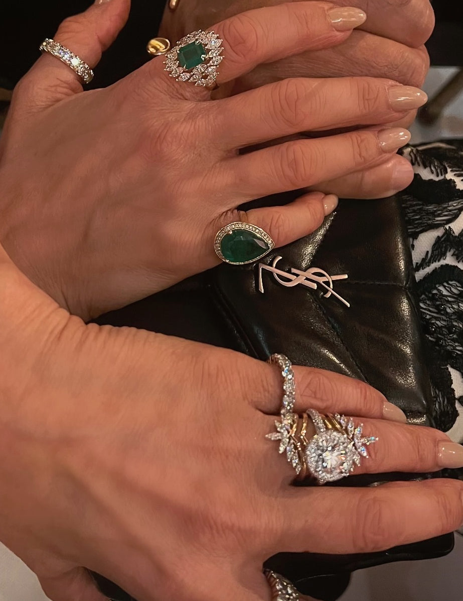 "E" Pinky Ring