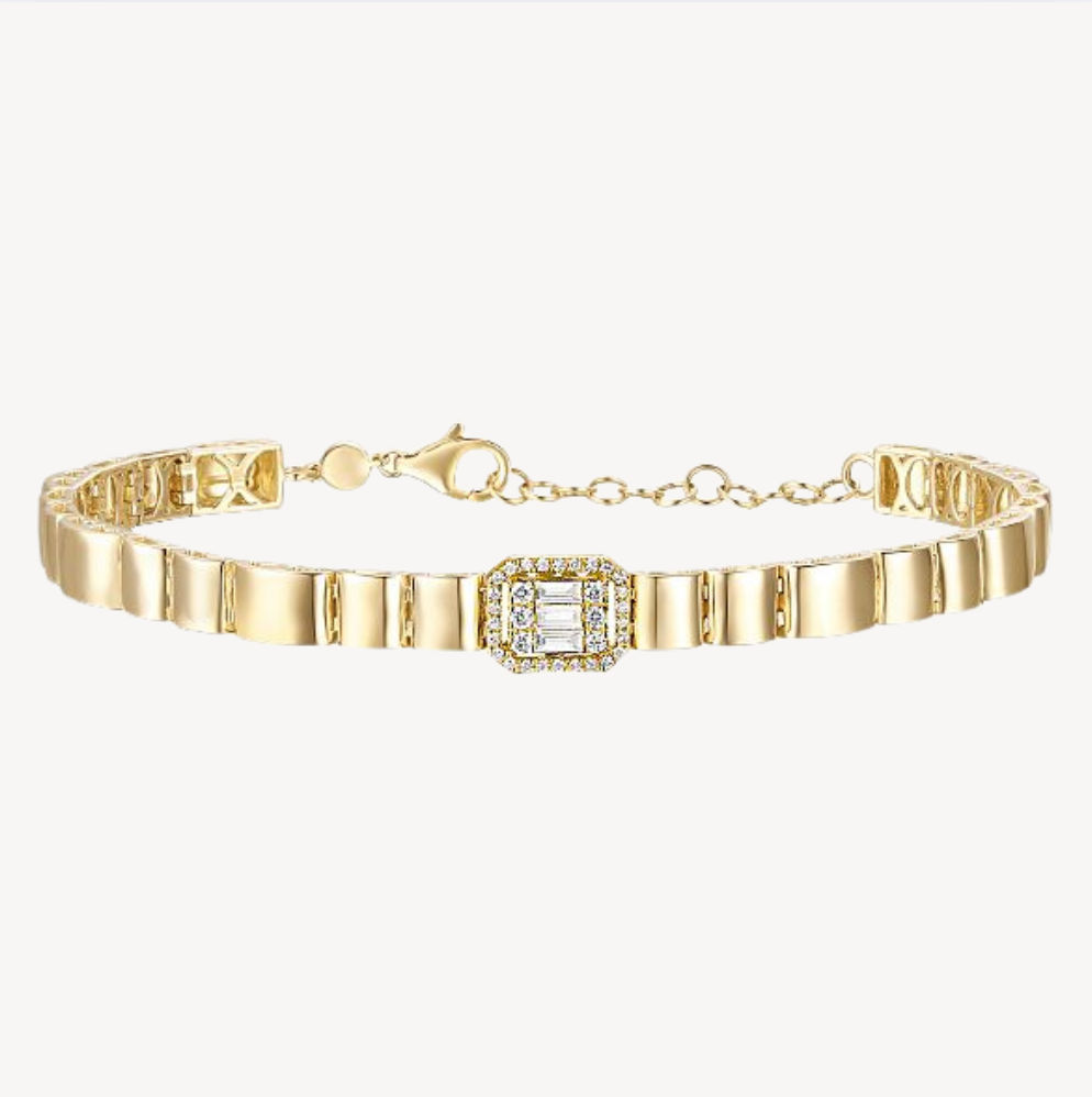 Ridged Illusion Bangle