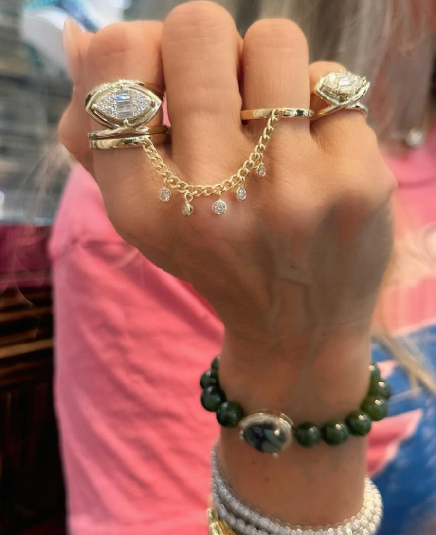 Nalya Double Finger Ring