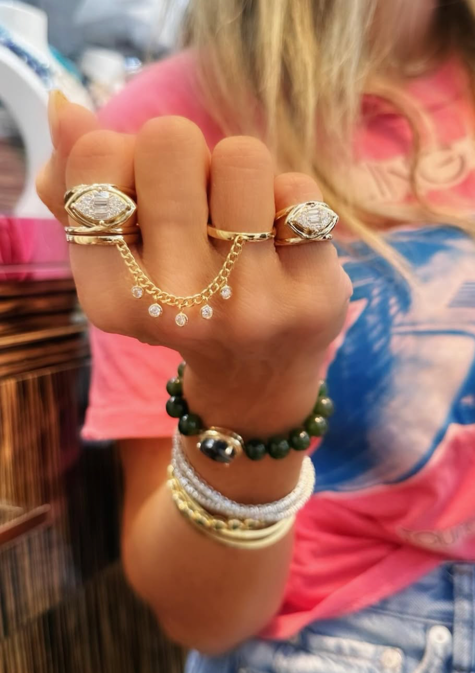 Nalya Double Finger Ring