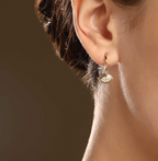 Bezel Marquise Hoops