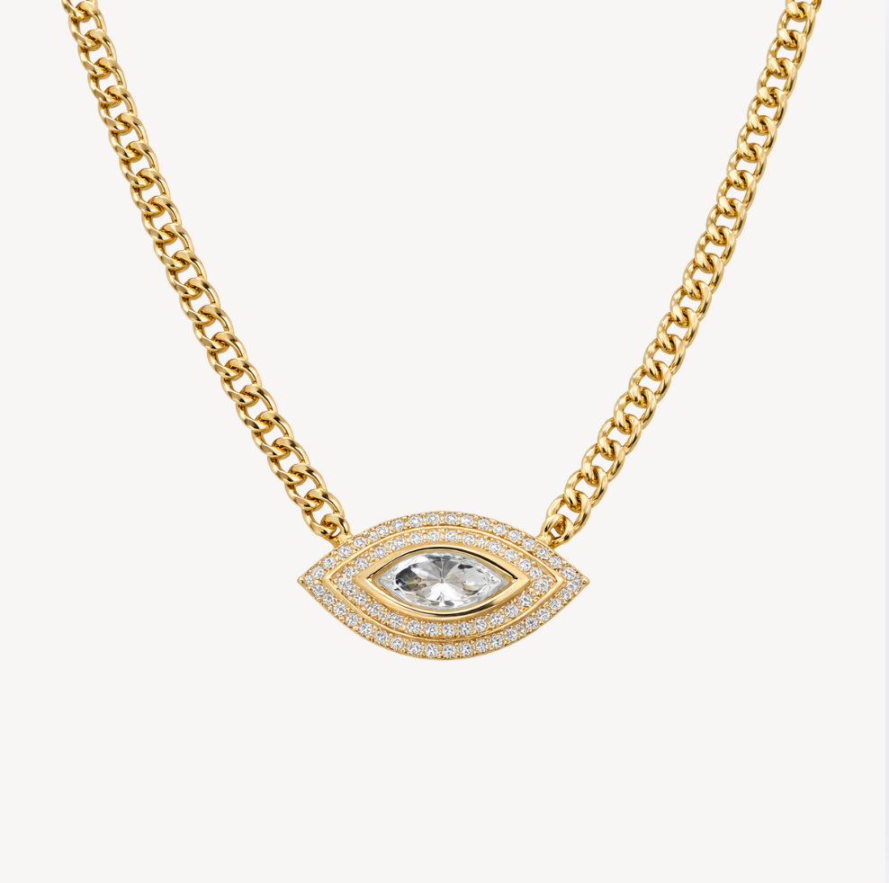 Cuban Eye Necklace