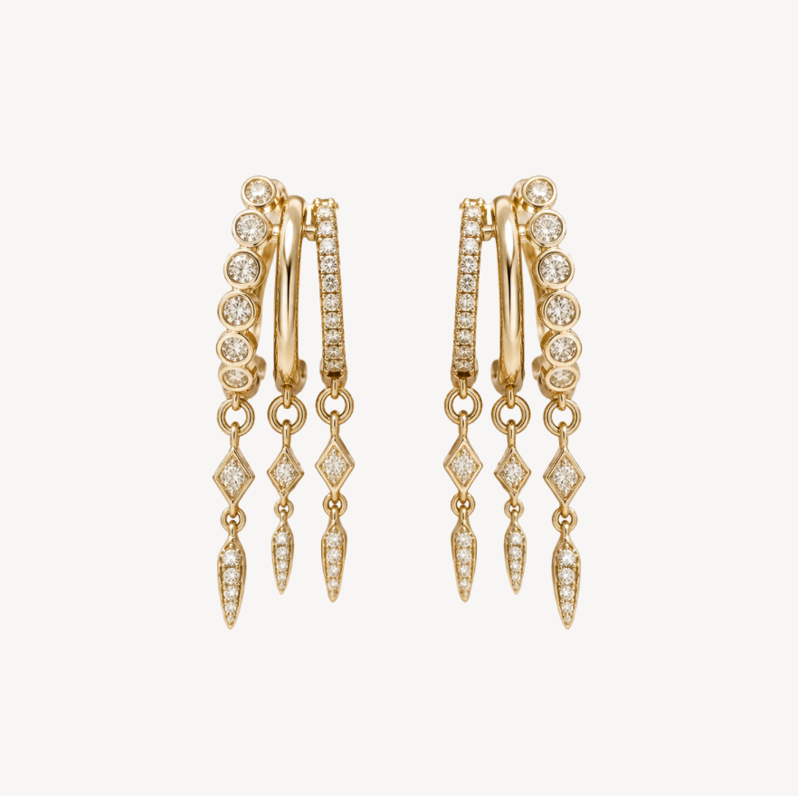 Sienna Drop Hoops
