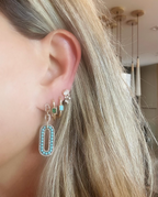 Étoile Turquoise Drop Earrings