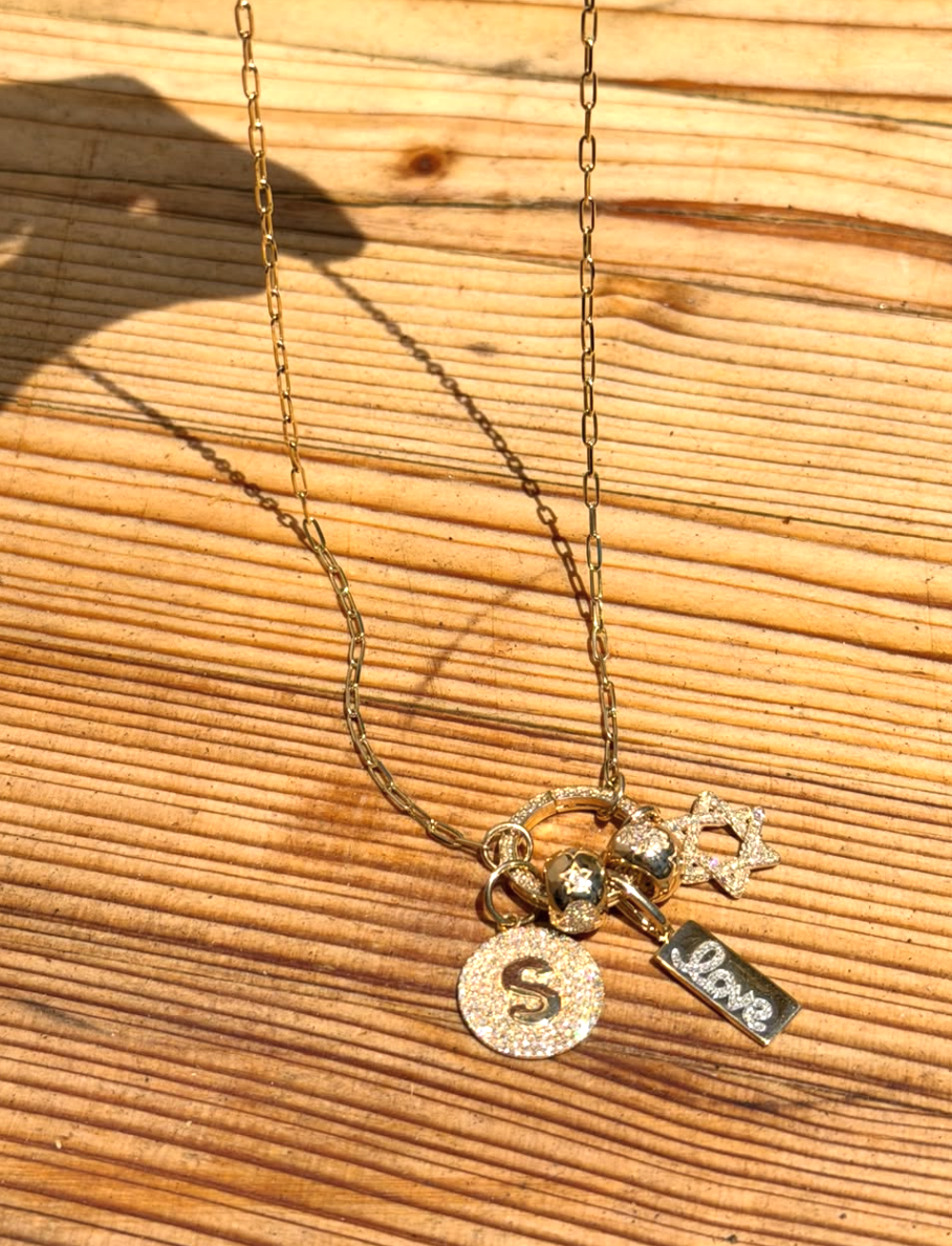 Cursive Love Pendant