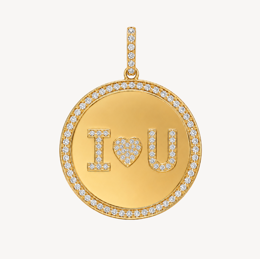 "I HEART U" Pendant