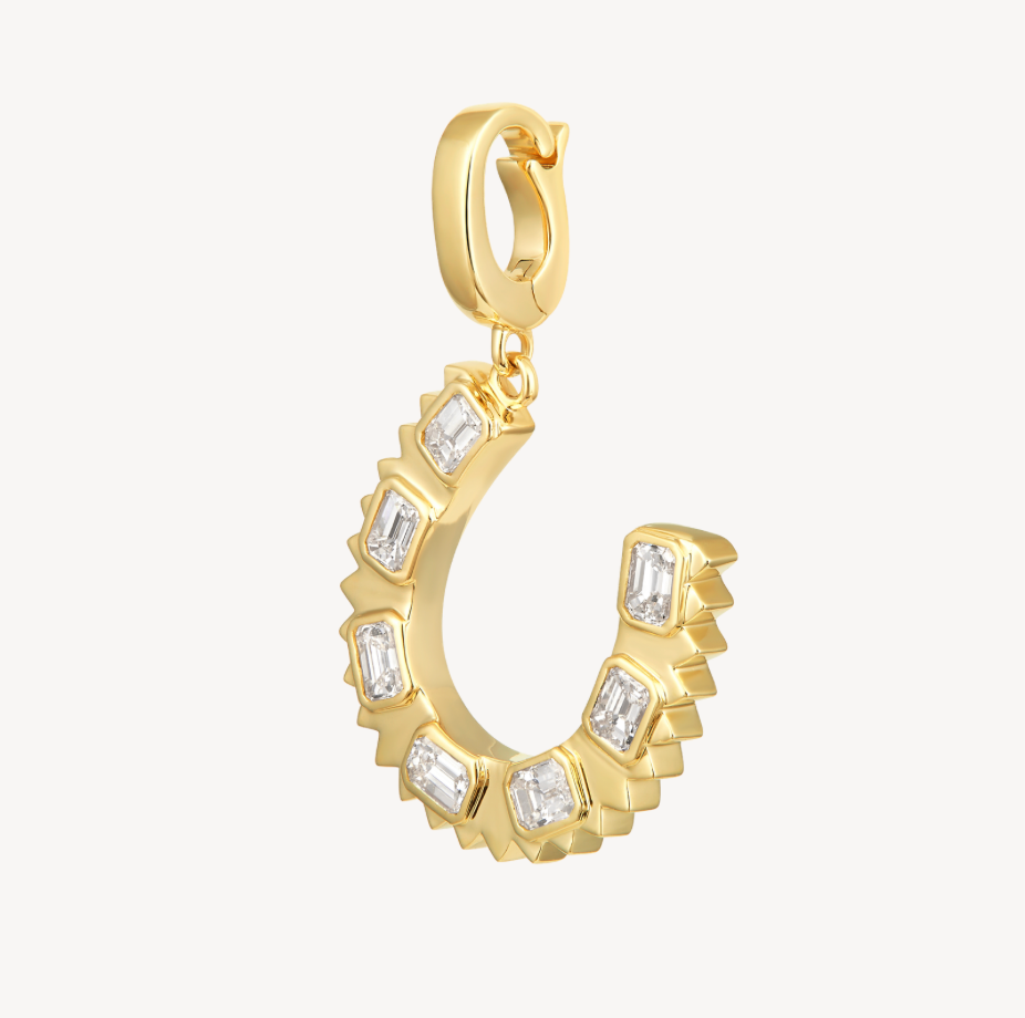 Horseshoe Pendant 3.800gw, 1.280ct