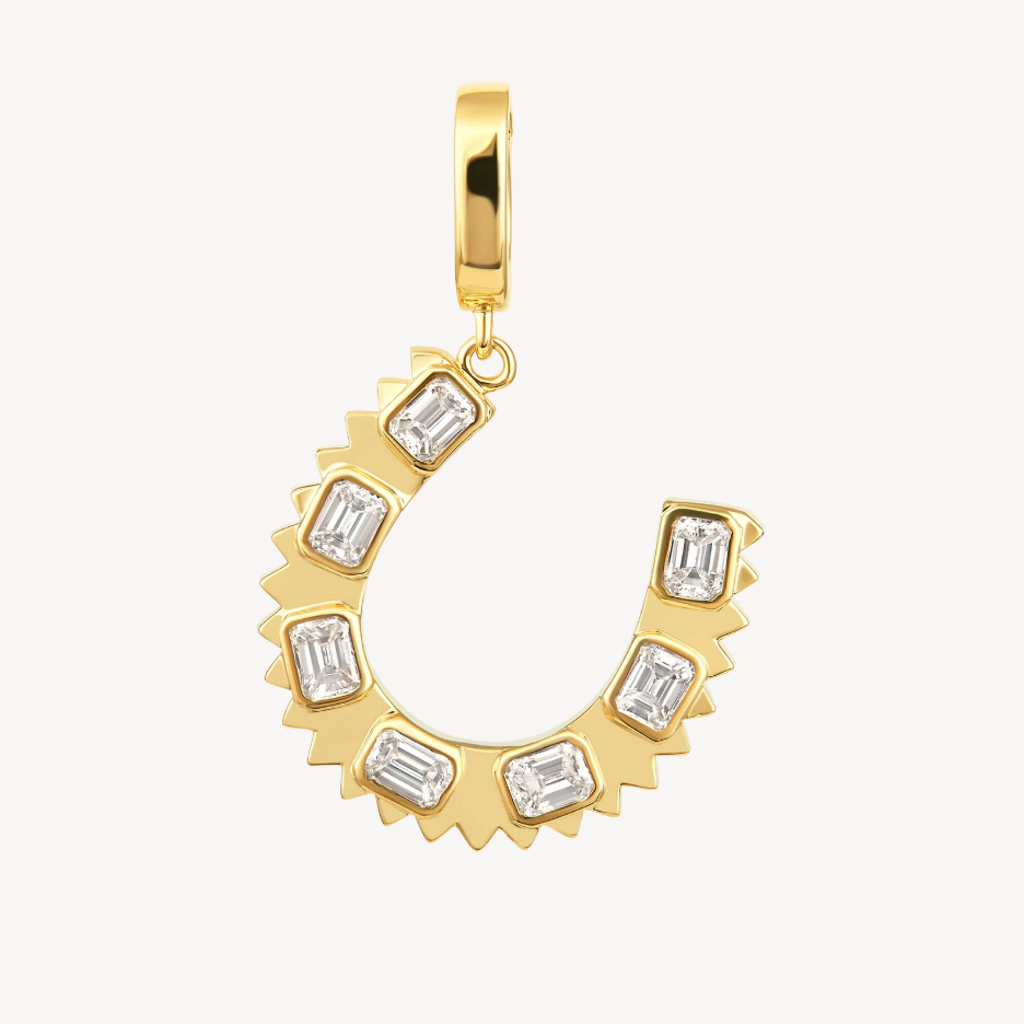 Horseshoe Pendant 3.800gw, 1.280ct