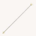 Alternating Pear Tennis Bracelet