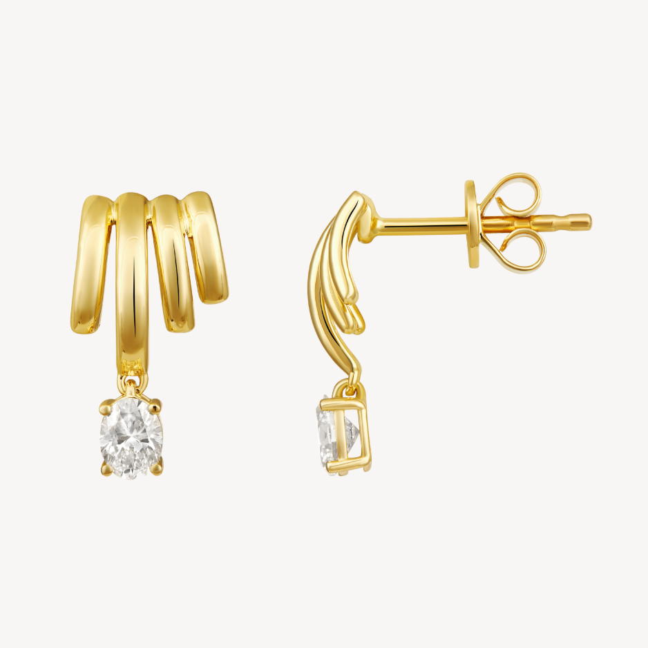 Gaia's Oval Earrings