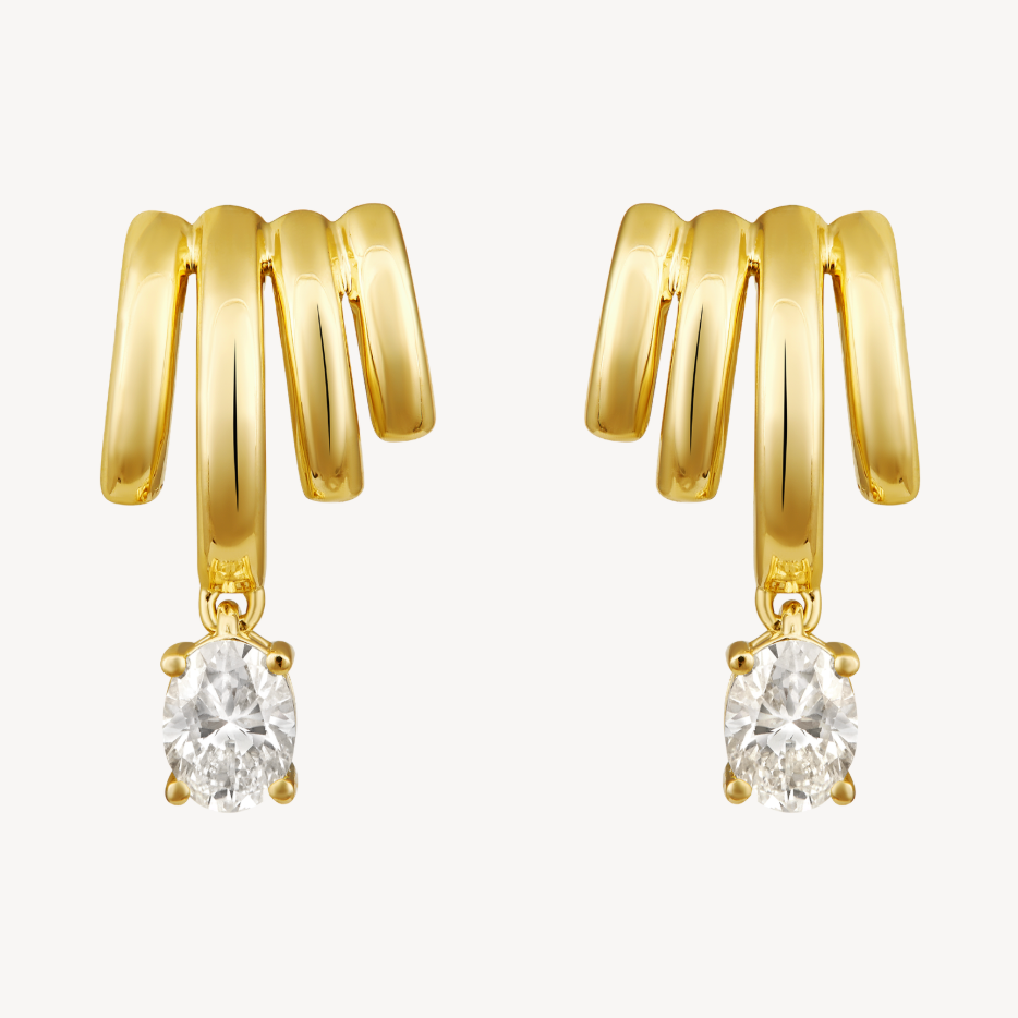 Gaia's Oval Earrings