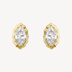 Marquise Bezel Studs