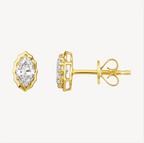 Marquise Bezel Studs