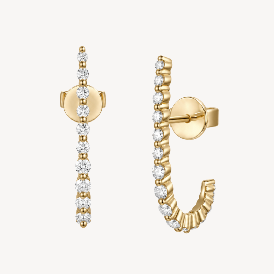 Pillar Stud Earrings