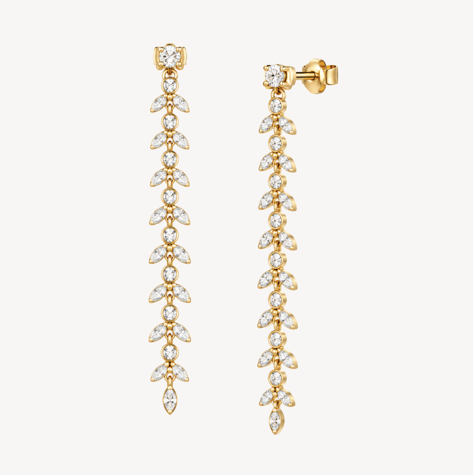Leaf Drop Earrings