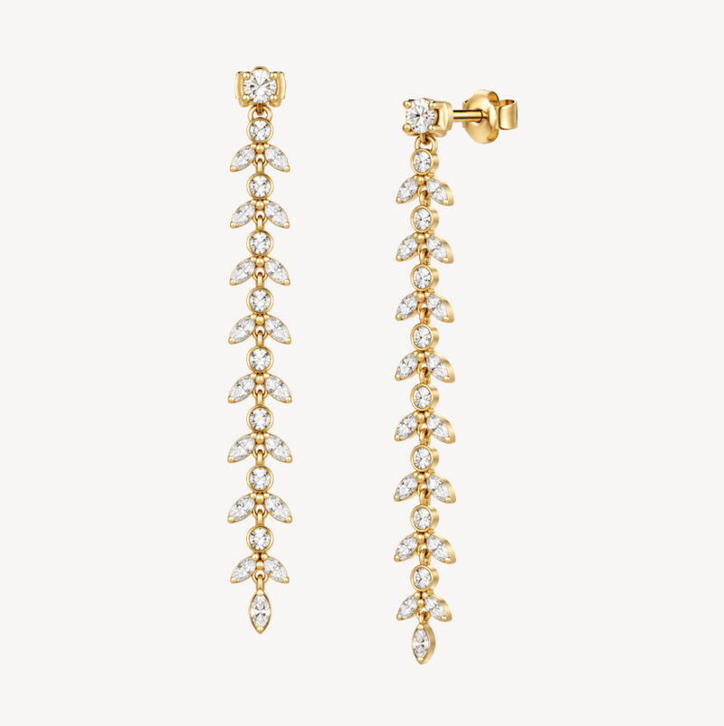 Leaf Drop Earrings