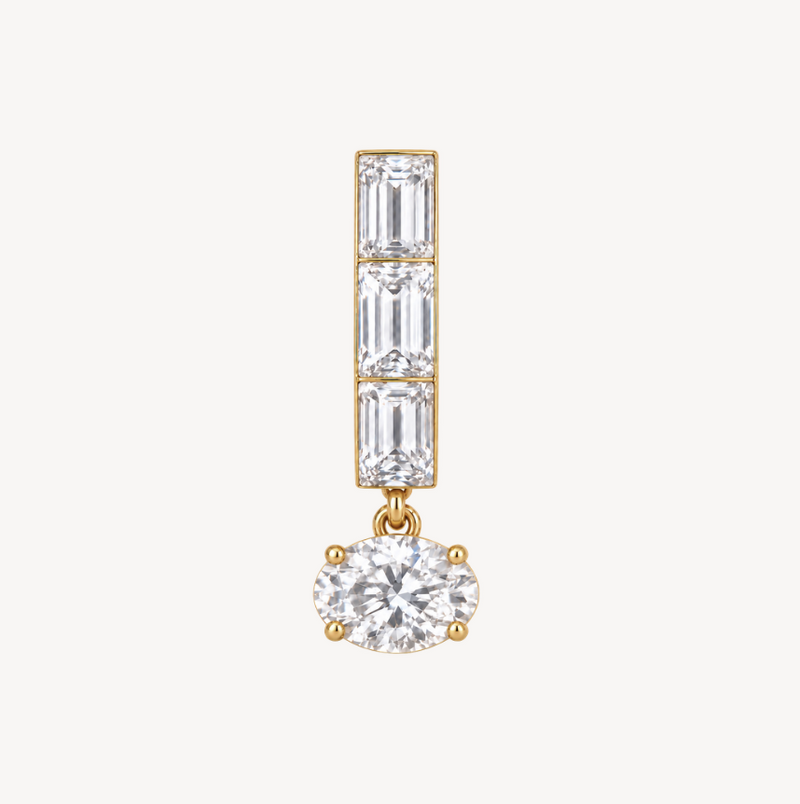 Drop Diamond Pendant Spacer
