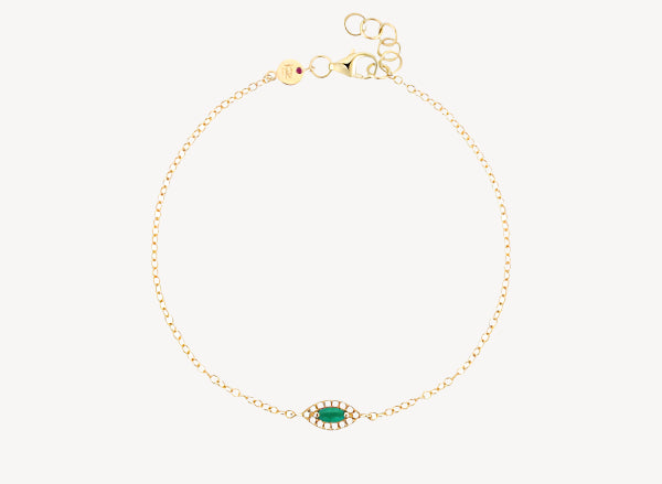 Delphine Emerald Bracelet