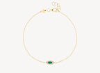 Delphine Emerald Bracelet