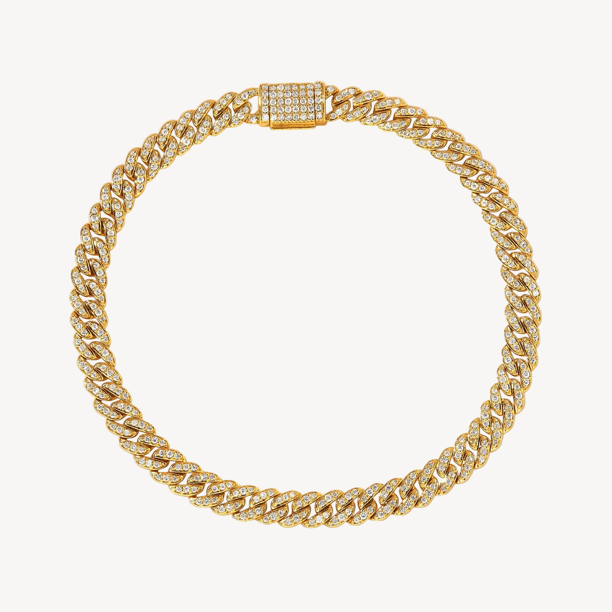 Pave Cuban Link Bracelet