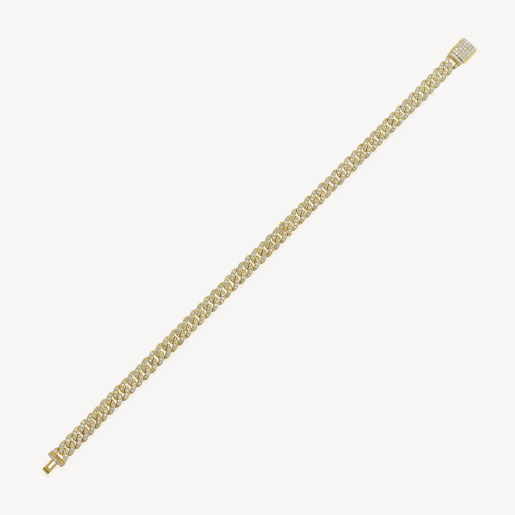 Pave Cuban Link Bracelet