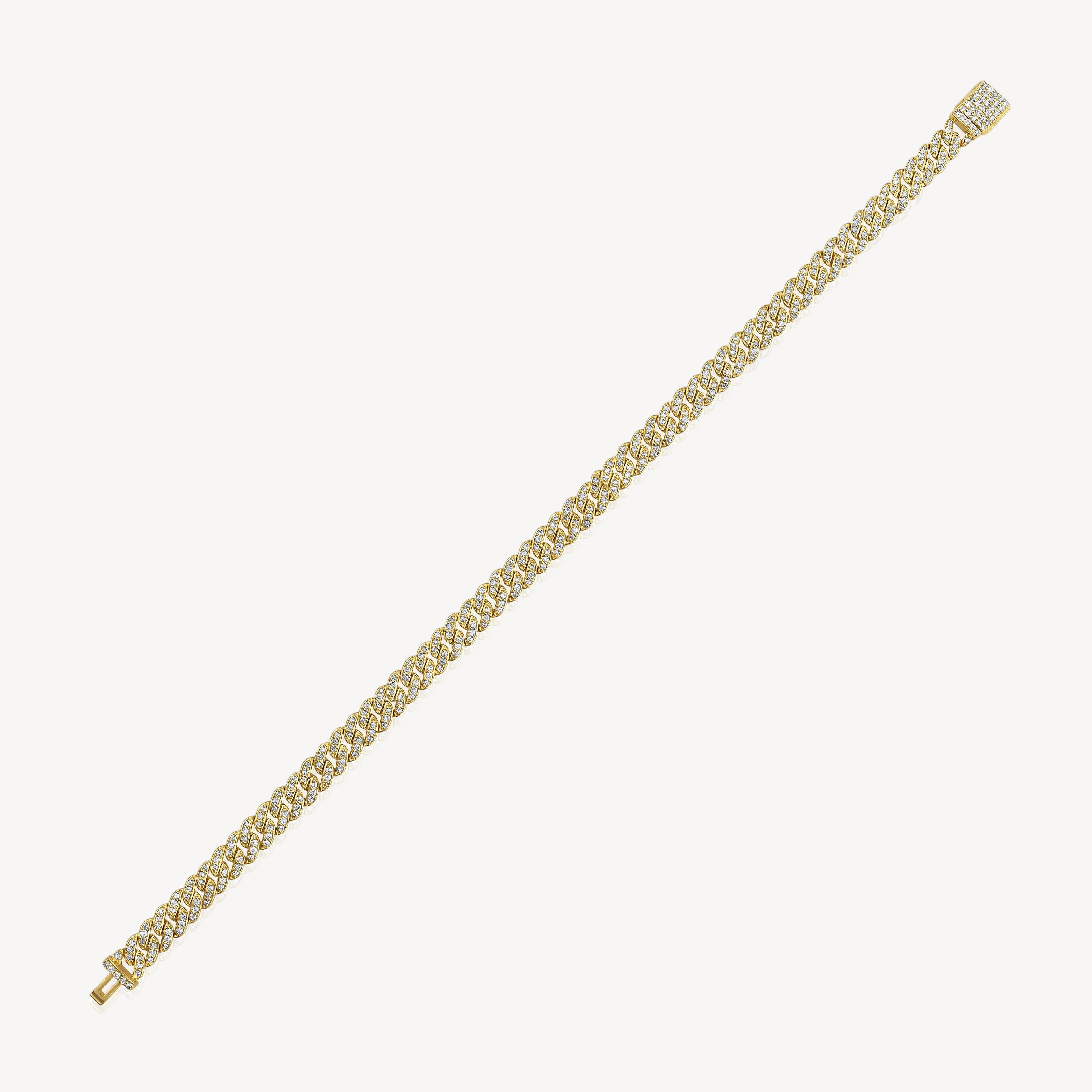 Pave Cuban Link Bracelet