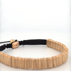 Men's Macrame & Gold Bracelet